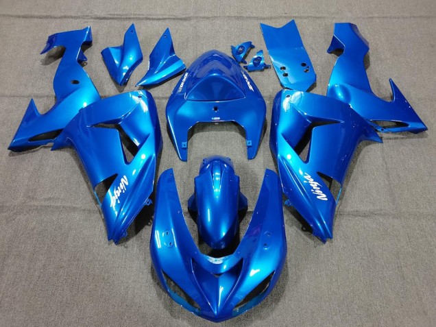 Ninja Azul 2006-2007 Kawasaki ZX10R Carenados Moto