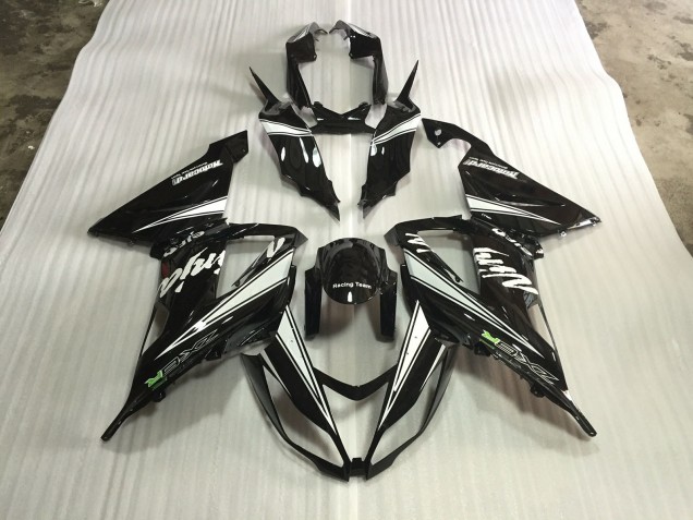Ninja Negro 2013-2018 Kawasaki ZX6R Carenados Moto