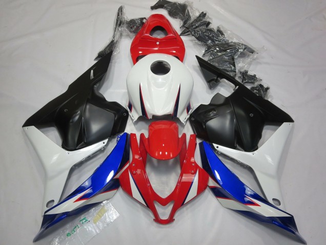 OEM Estilo Negro Blanco Rojo & Azul 2009-2012 Honda CBR600RR Carenados Moto