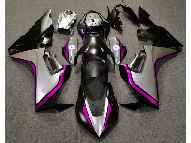 Plata & Negro & Rosa 2017-2023 Honda CBR1000RR Carenados Moto