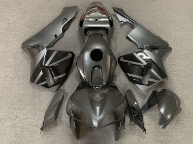 Plata Oscura & Negro 2005-2006 Honda CBR600RR Carenados Moto