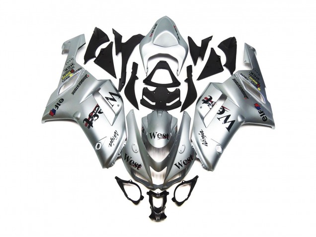 Plata West Brillo 2007-2008 Kawasaki ZX6R Carenados Moto