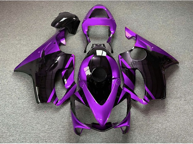 Púrpura Brillante & Negro 2001-2003 Honda CBR600 F4i Carenados Moto