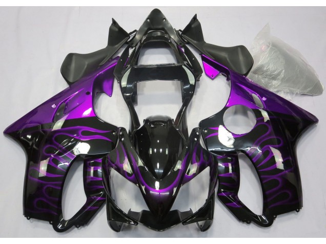Púrpura Llama 2001-2003 Honda CBR600 F4i Carenados Moto