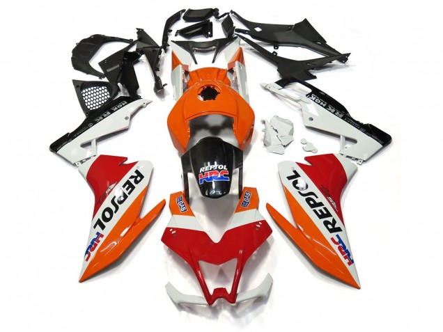 Repsol Blanco & Rojo 2012-2015 Aprilia RS4 125 Carenados Moto