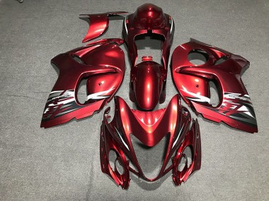 Rojo Brillante 2008-2020 Suzuki GSXR 1300 Carenados Moto