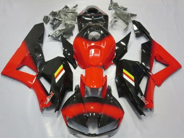 Rojo Brillante & Negro 2013-2023 Honda CBR600RR Carenados Moto