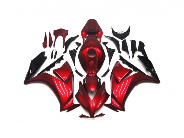Rojo Intenso & Vibrante 2012-2016 Honda CBR1000RR Carenados Moto