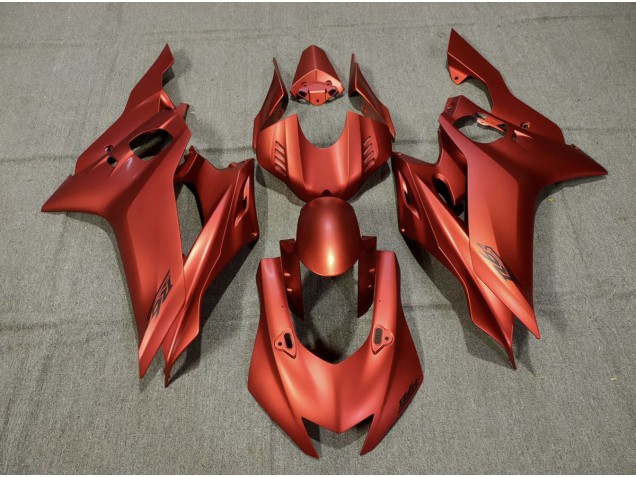 Rojo Mate 2017-2021 Yamaha R6 Carenados Moto