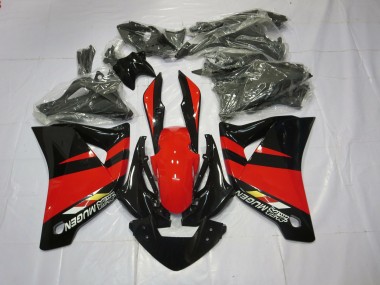 Rojo & Negro 2011-2014 Honda CBR250RR Carenados Moto