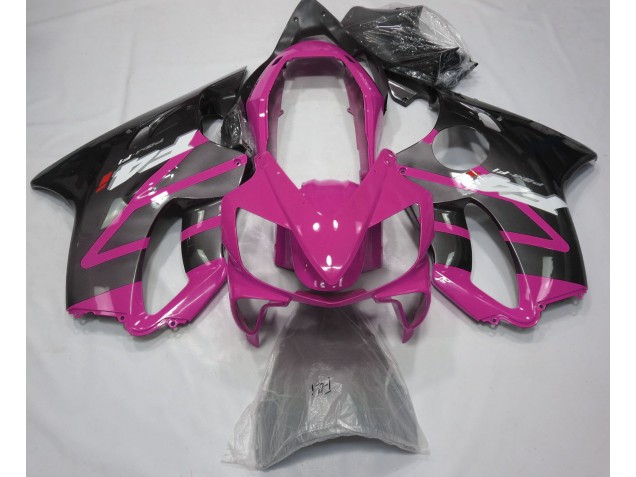 Rosa Brillante & Gris 2004-2007 Honda CBR600 F4i Carenados Moto