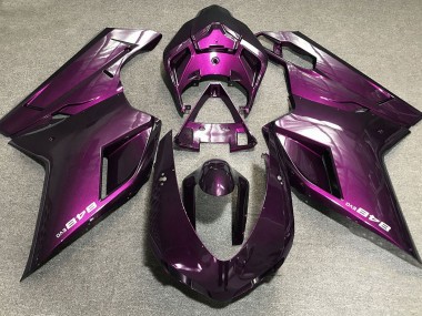 Rosa Profundo 2007-2014 Ducati 848 1098 1198 Carenados Moto