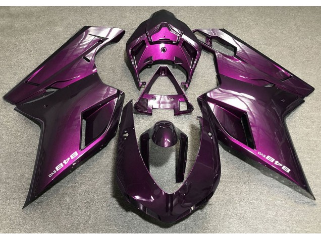Rosa Profundo 2007-2014 Ducati 848 1098 1198 Carenados Moto