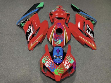 Tiburón Rojo 2004-2005 Honda CBR1000RR Carenados Moto