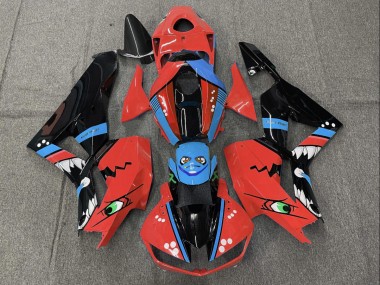 Tiburón Rojo 2013-2023 Honda CBR600RR Carenados Moto