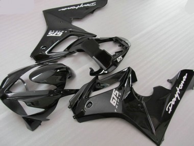 Triple Negro 2006-2008 Triumph Daytona 675 Carenados Moto