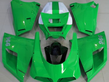 Verde Brillante 1993-2005 Ducati 996 748 916 998 Carenados Moto