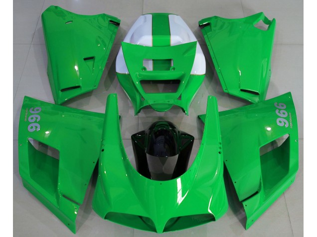 Verde Brillante 1993-2005 Ducati 996 748 916 998 Carenados Moto