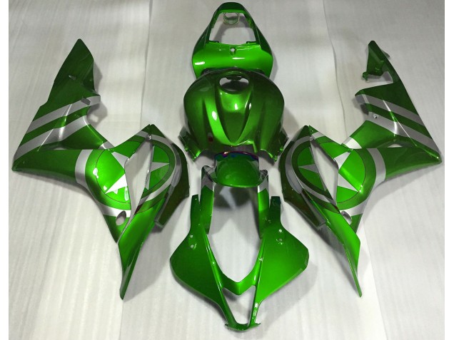 Verde Capitán América 2007-2008 Honda CBR600RR Carenados Moto