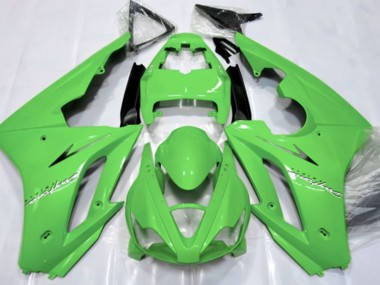 Verde Claro 2006-2008 Triumph Daytona 675 Carenados Moto