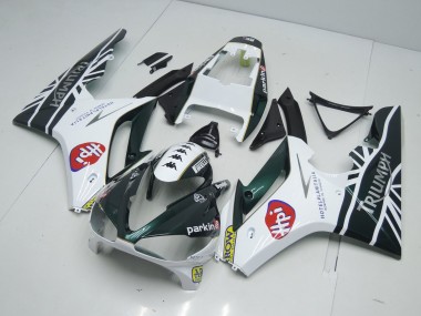 Verde De Carreras Británico 2009-2012 Triumph Daytona 675 Carenados Moto