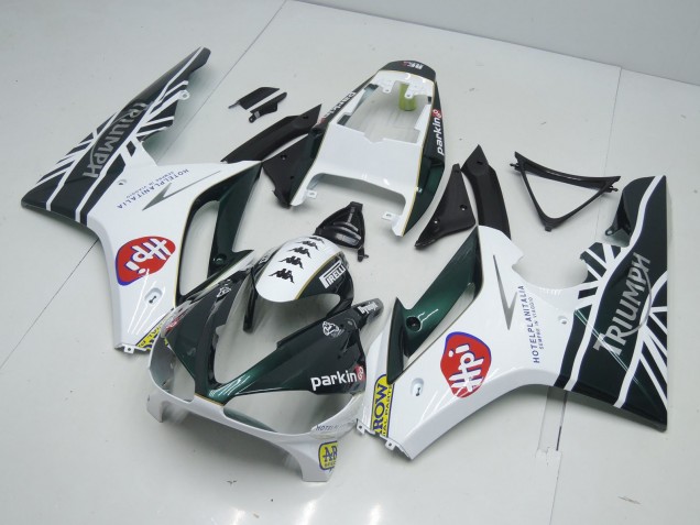 Verde De Carreras Británico 2009-2012 Triumph Daytona 675 Carenados Moto