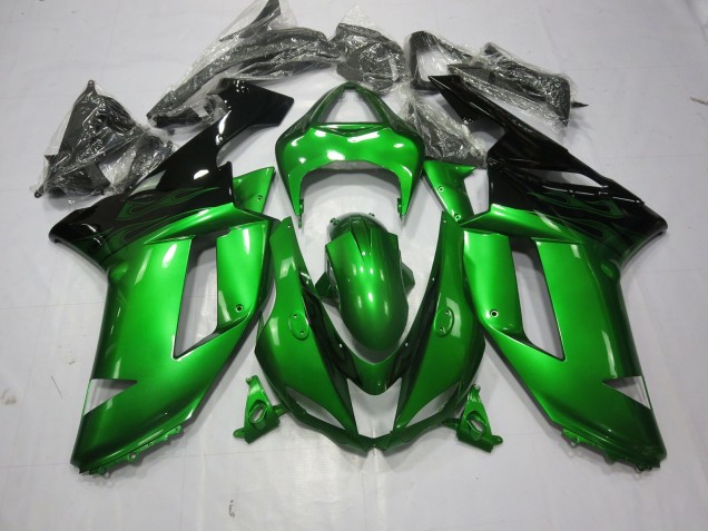 Verde Especial 2007-2008 Kawasaki ZX6R Carenados Moto