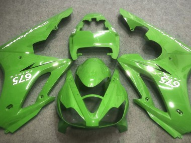 Verde Vibrante 2006-2008 Triumph Daytona 675 Carenados Moto